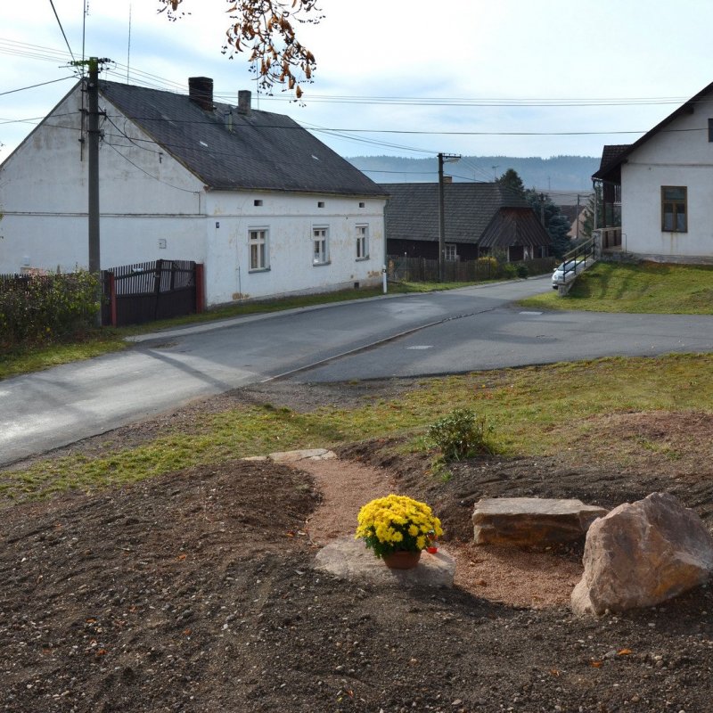 War victims memorial in Ostrovec