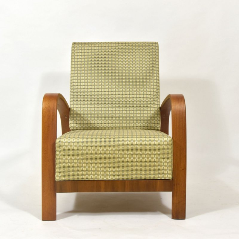 Art Deco armchair restored 1930