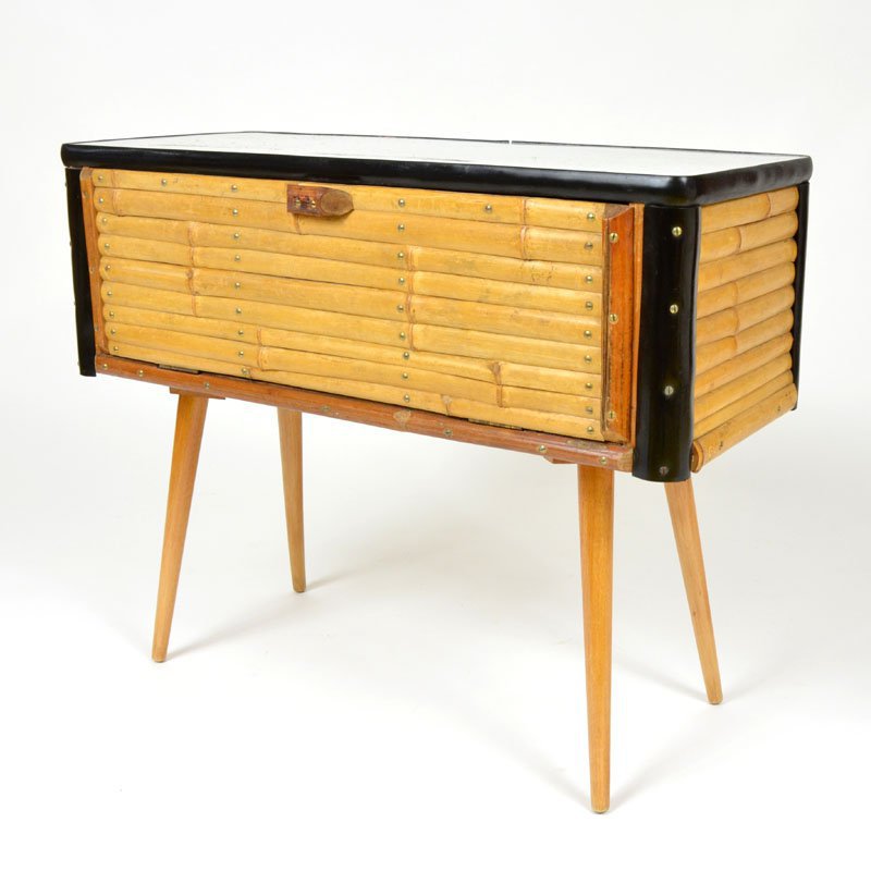 Bamboo chest of drawers