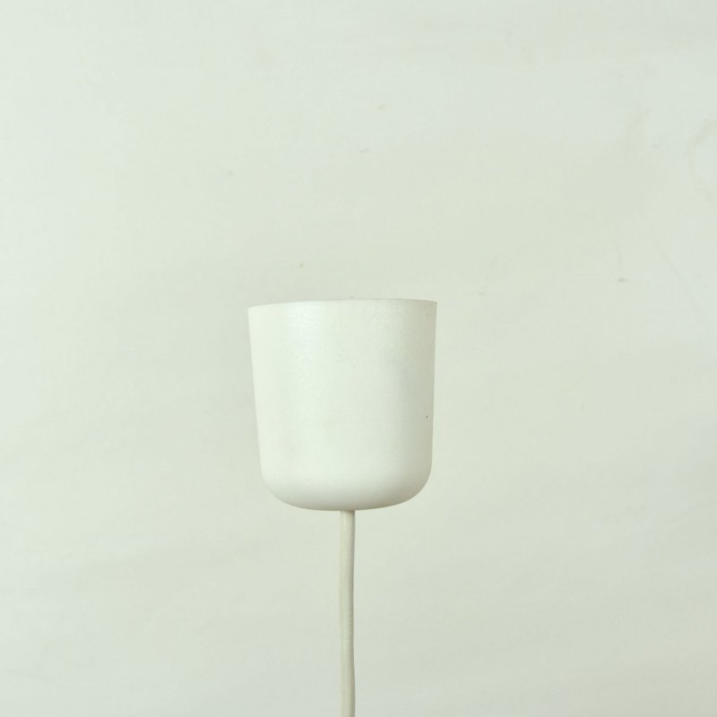 1970s white glass lamshade