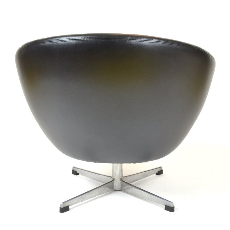Black egg chair