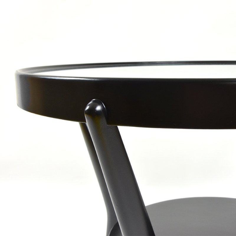 Černý konferenční stolek