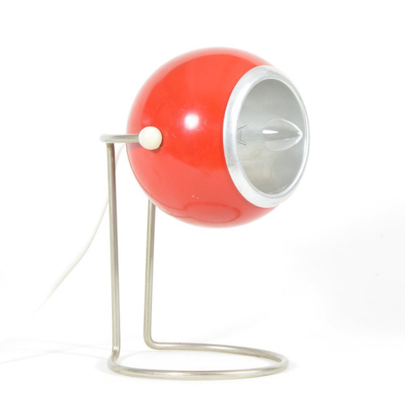 Red table lamp