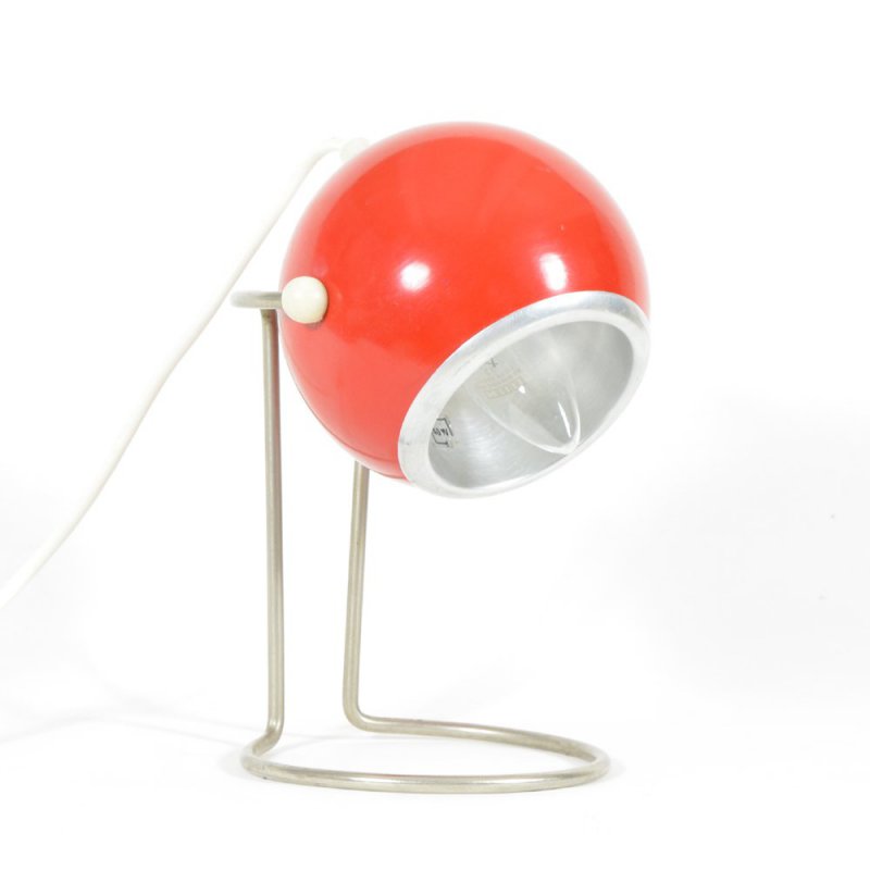 Red table lamp