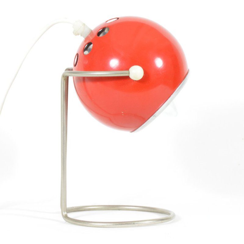 Red table lamp