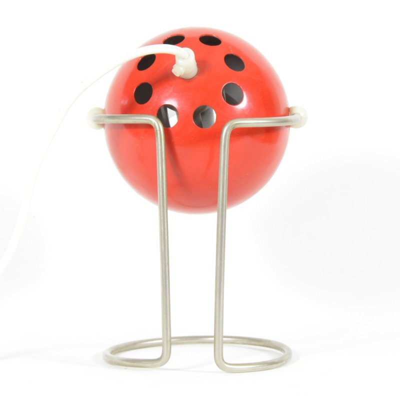 Red table lamp