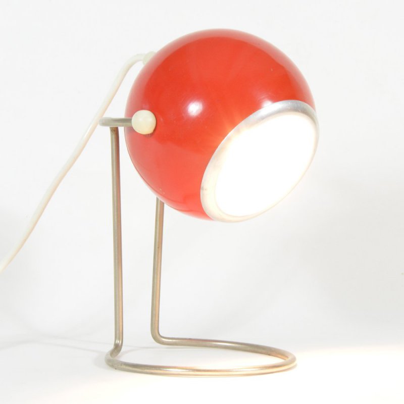 Red table lamp