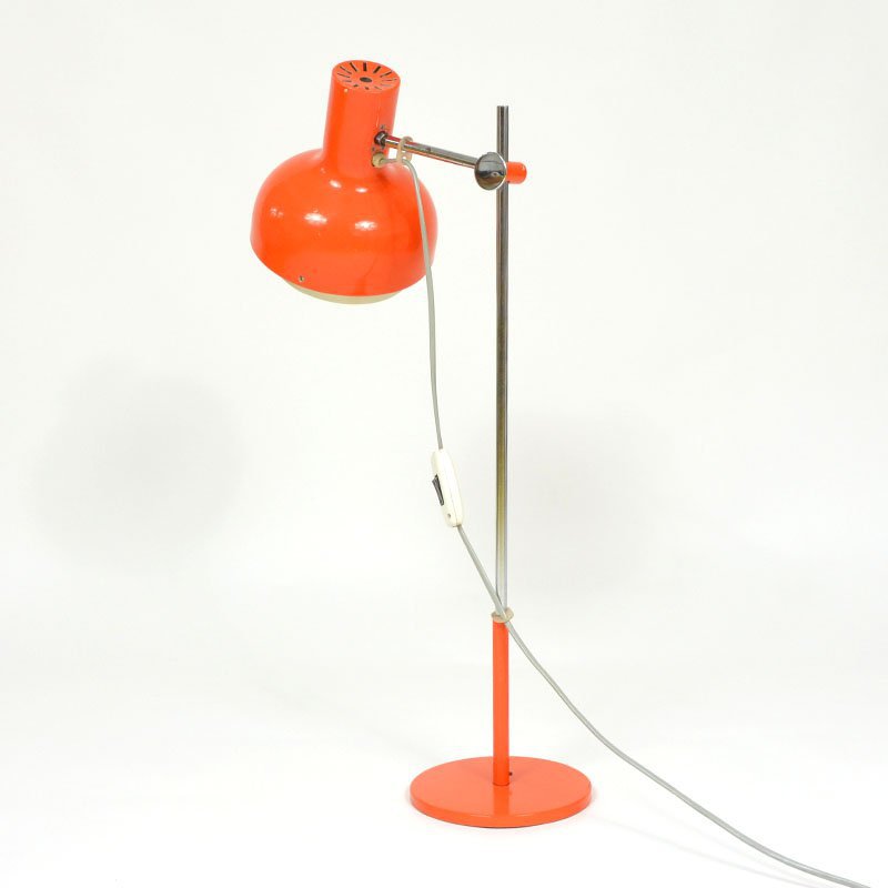 Red table lamp