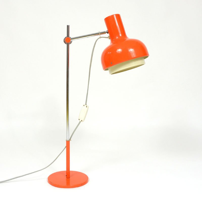 Red table lamp