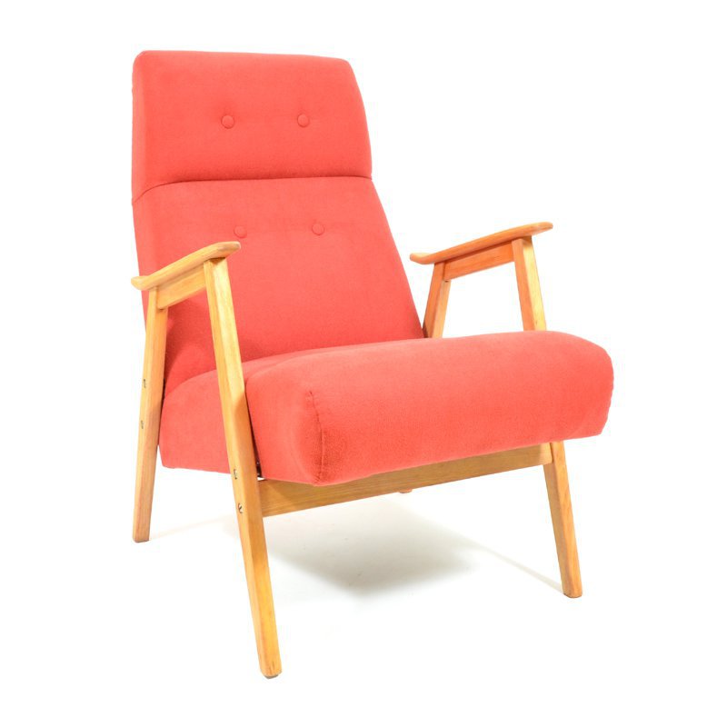 Brick red armchair