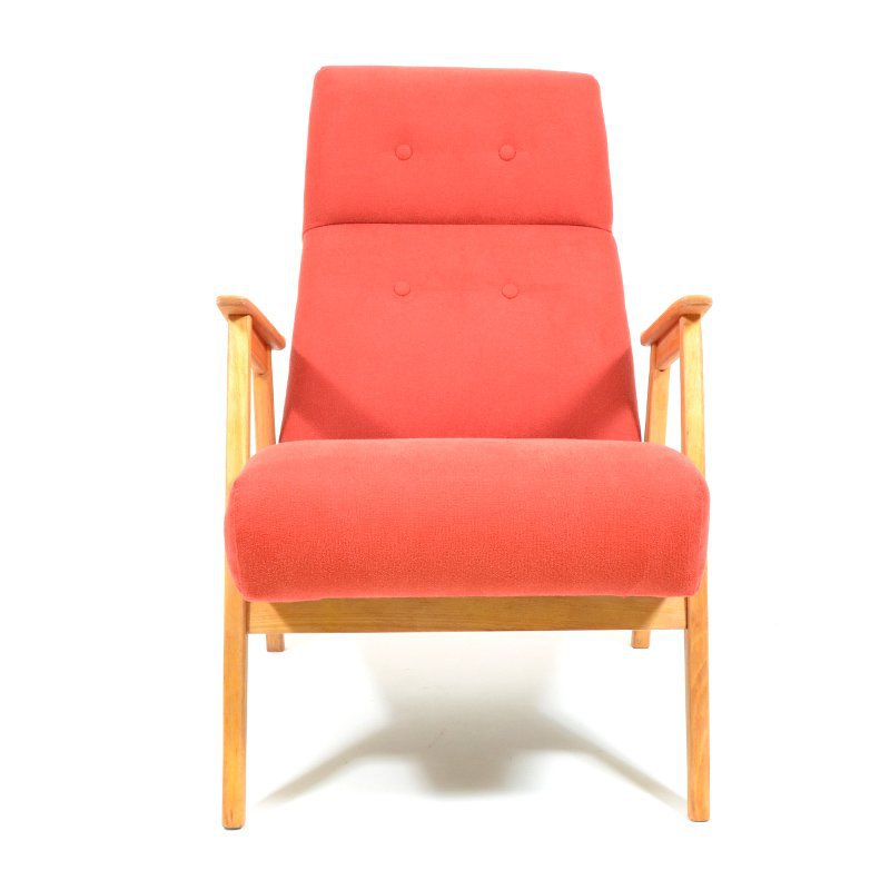 Brick red armchair