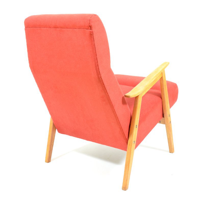 Brick red armchair