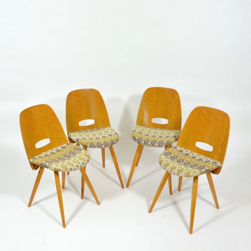 Tatra chairs by František Jirák, set of 4