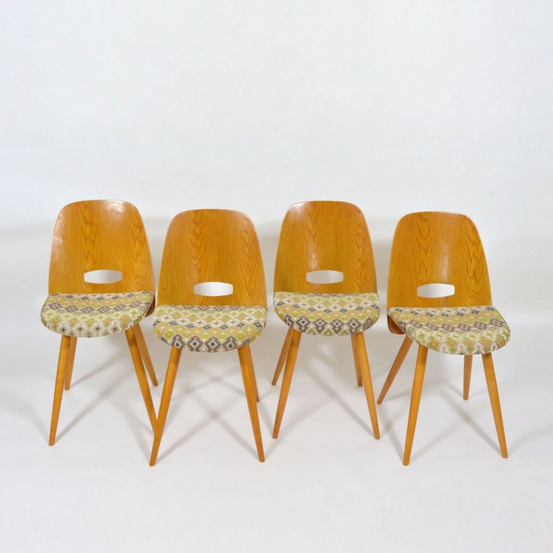 Tatra chairs by František Jirák, set of 4