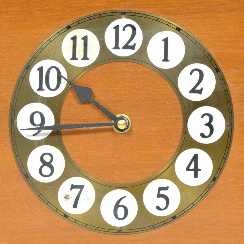 Wooden wall clock