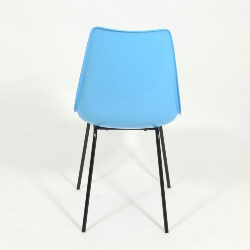 Fiberglass Blue Chair By Vertex