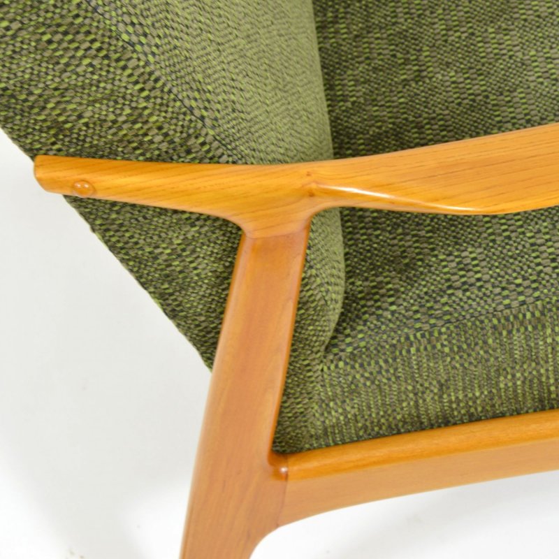 Green rocking chair 1960s