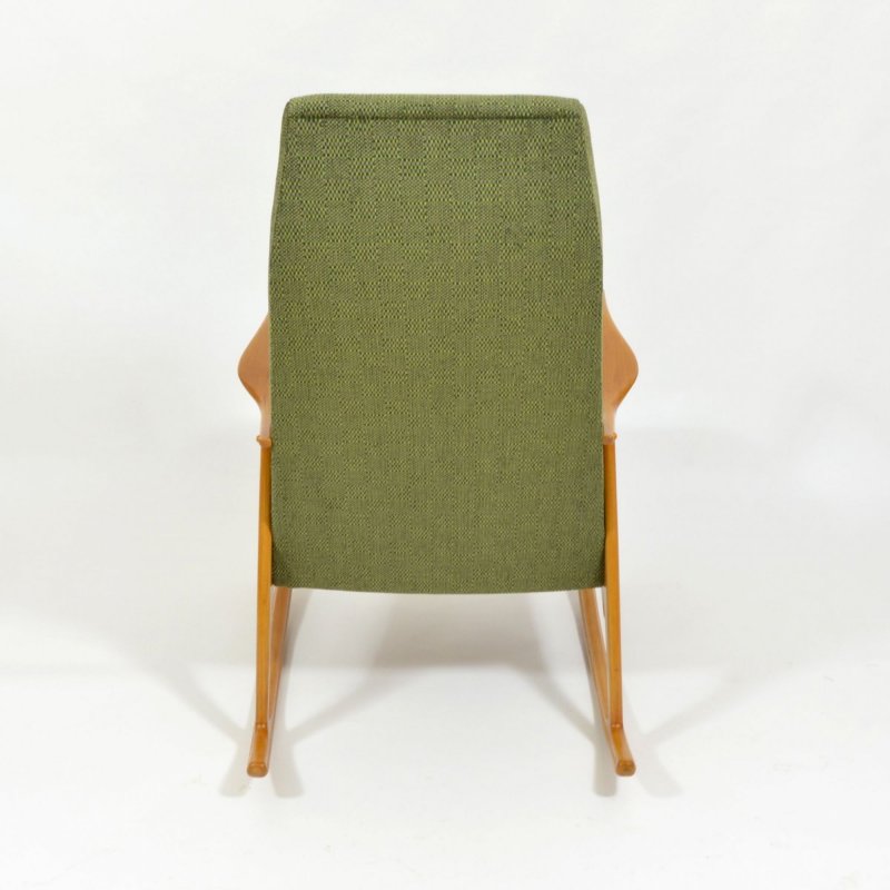 Green rocking chair 1960s