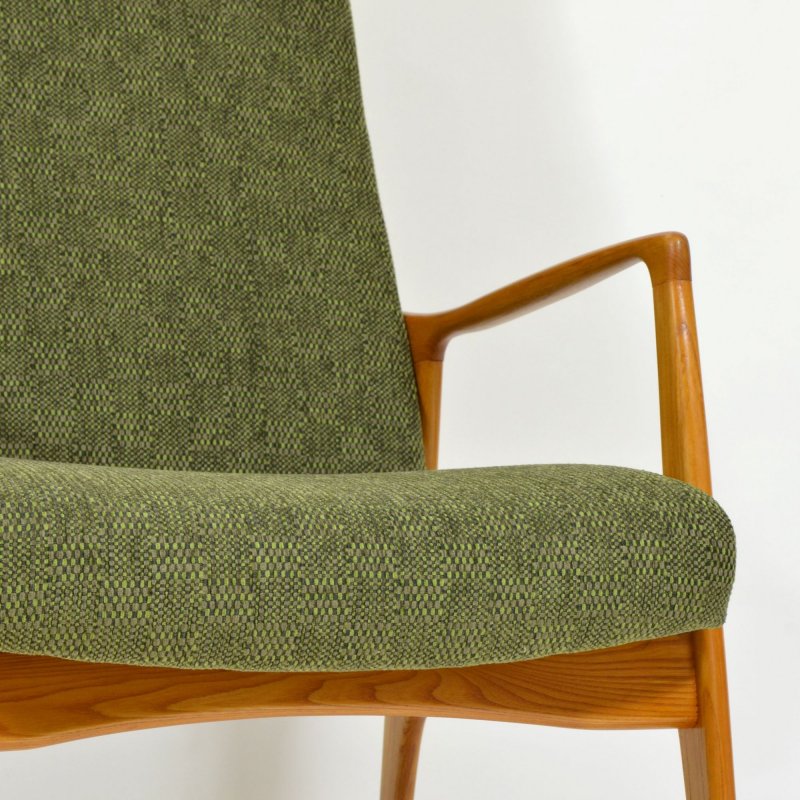 Green rocking chair 1960s