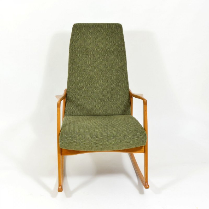 Green rocking chair 1960s