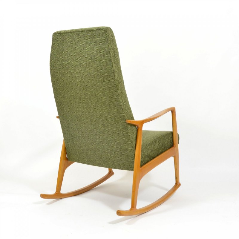 Green rocking chair 1960s