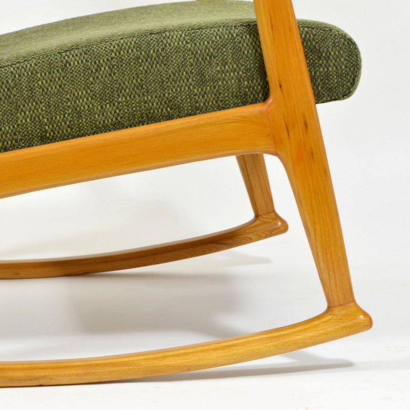 Green rocking chair 1960s