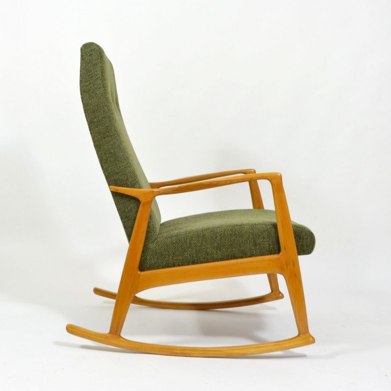 Green rocking chair 1960s