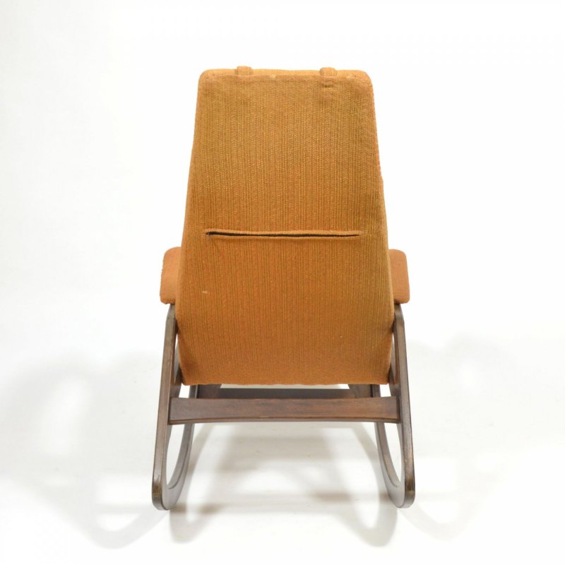 Vintage rocking armchair by ÚLUV