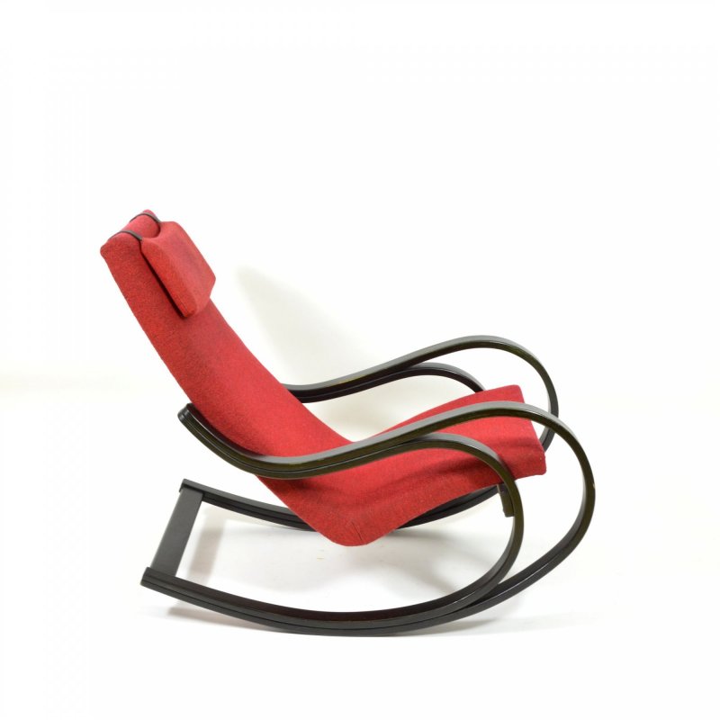 Vintage czech bentwood rocking chair