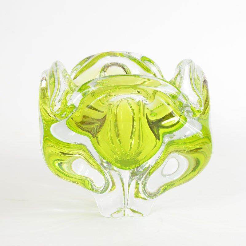 Blown glass bowl