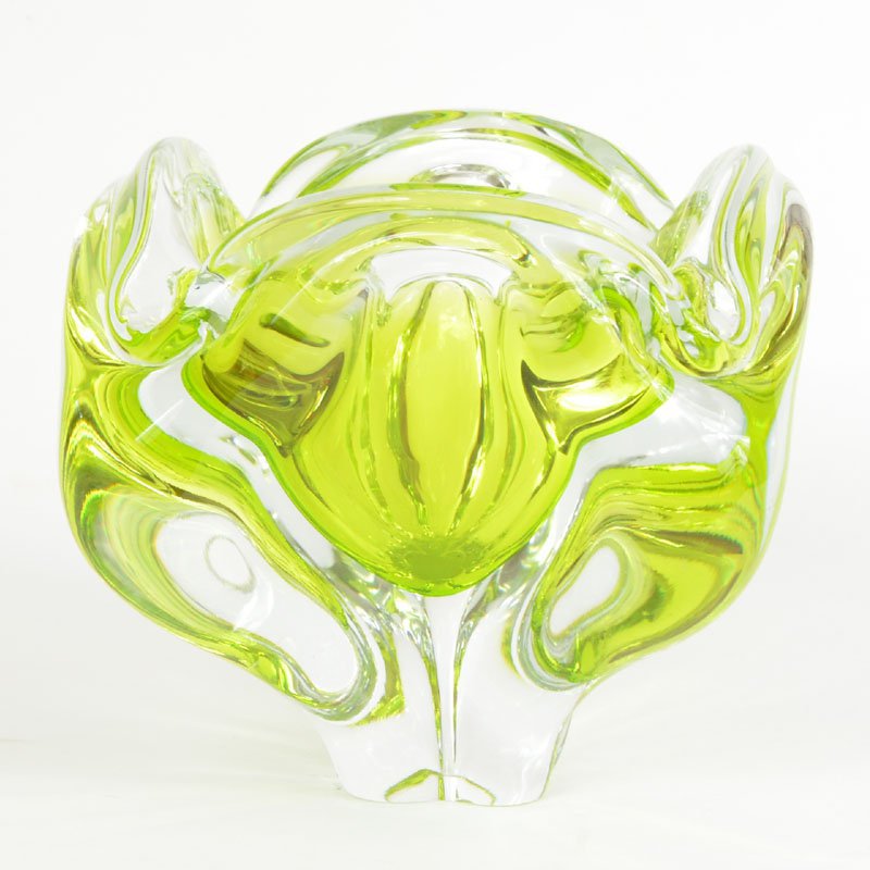 Blown glass bowl