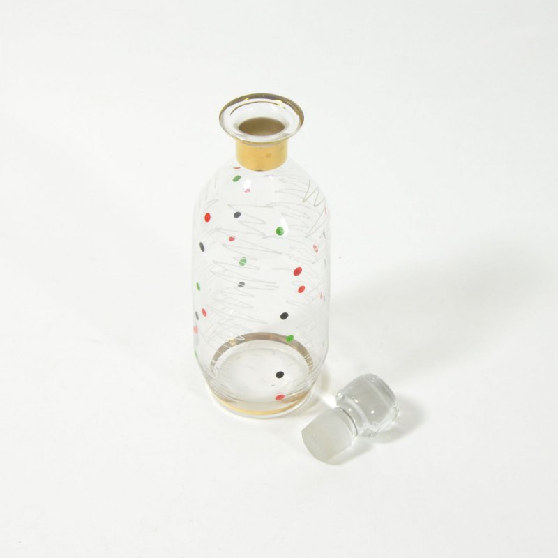 Dots glass carafe