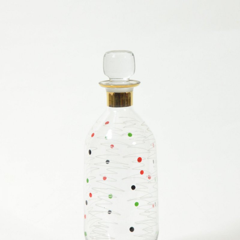 Dots glass carafe