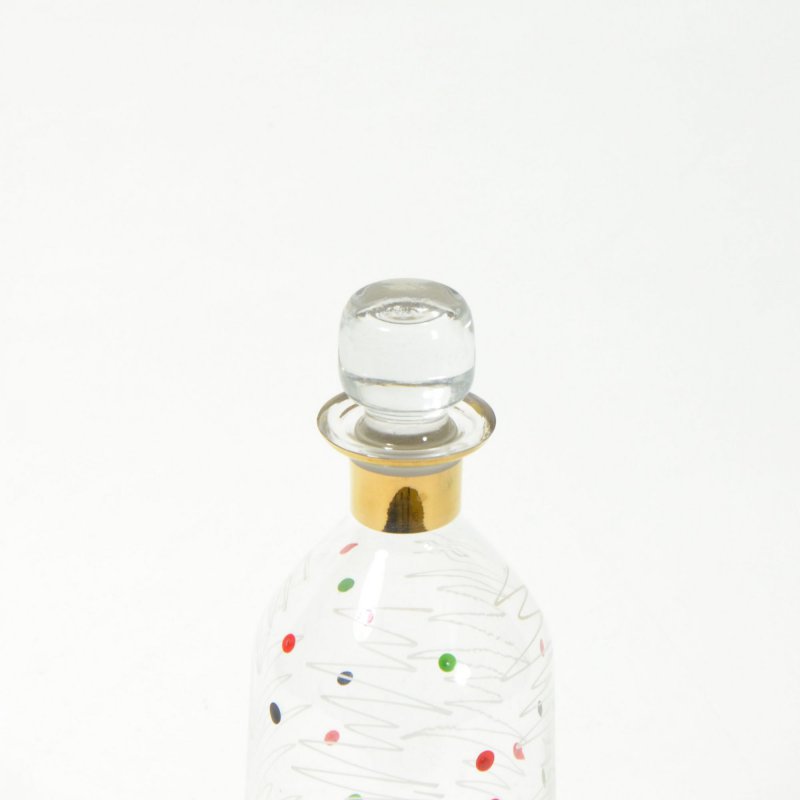 Dots glass carafe