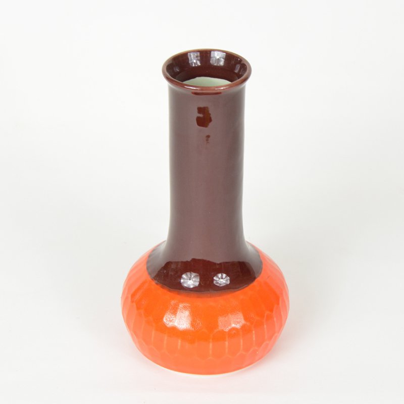 Orange vase