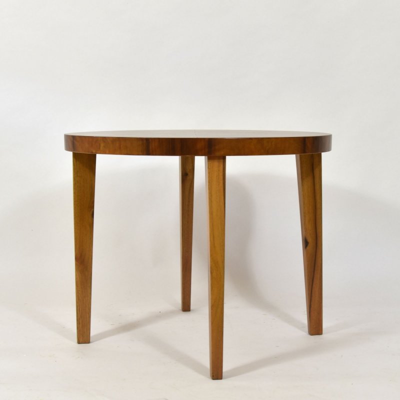 Nut veneered coffee table