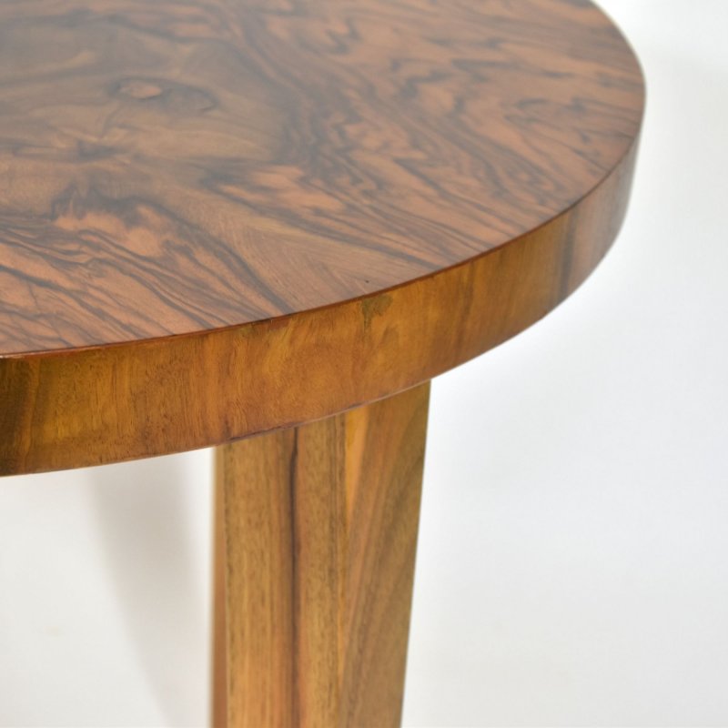 Nut veneered coffee table