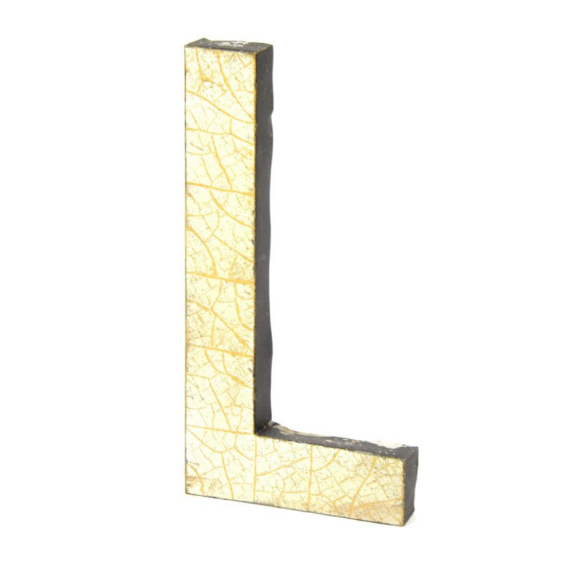 Metal letter L