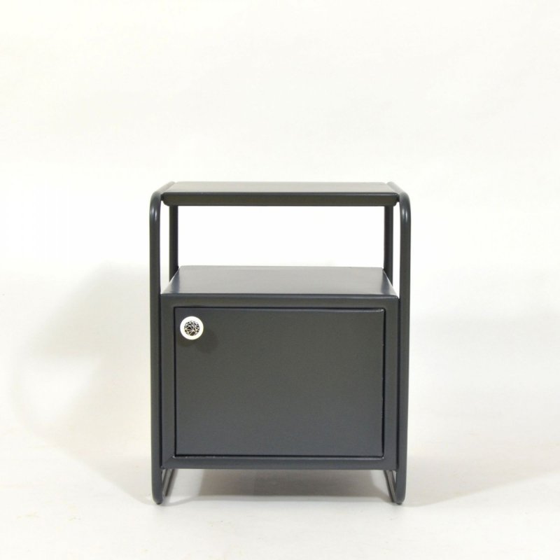 Metal bedside table