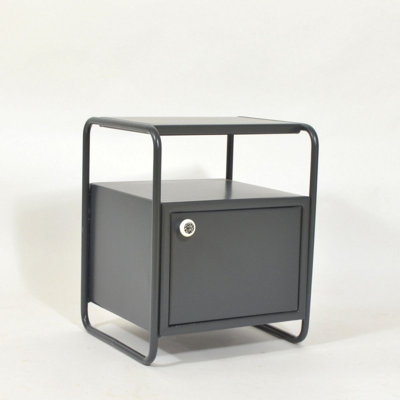 Metal bedside table