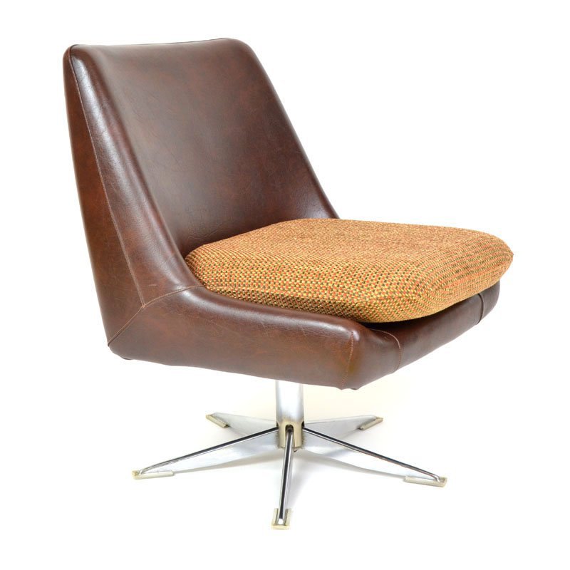 Artificial leather armchair