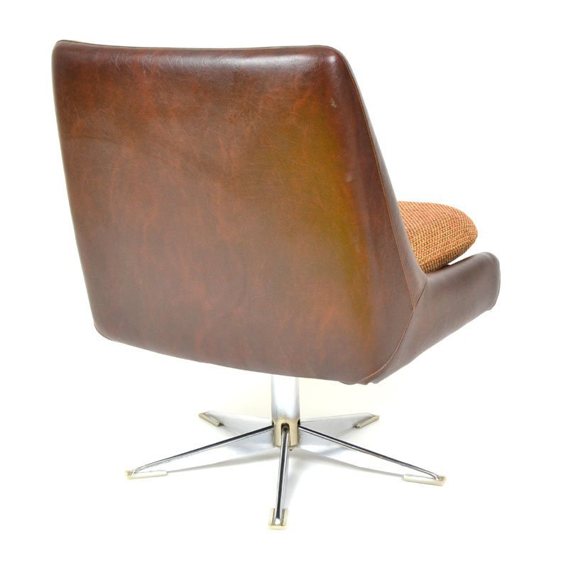 Artificial leather armchair