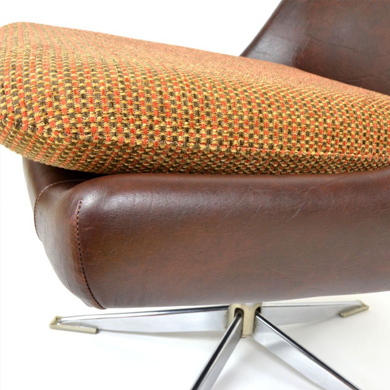 Artificial leather armchair