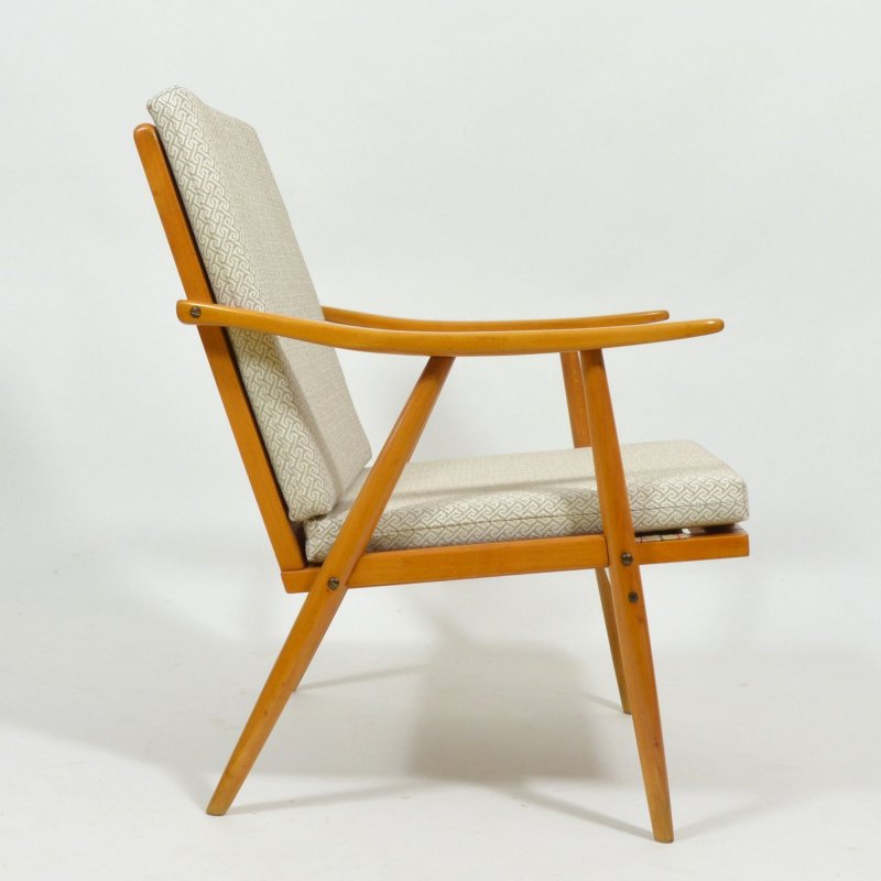  Armchair with removable cushion by Ton