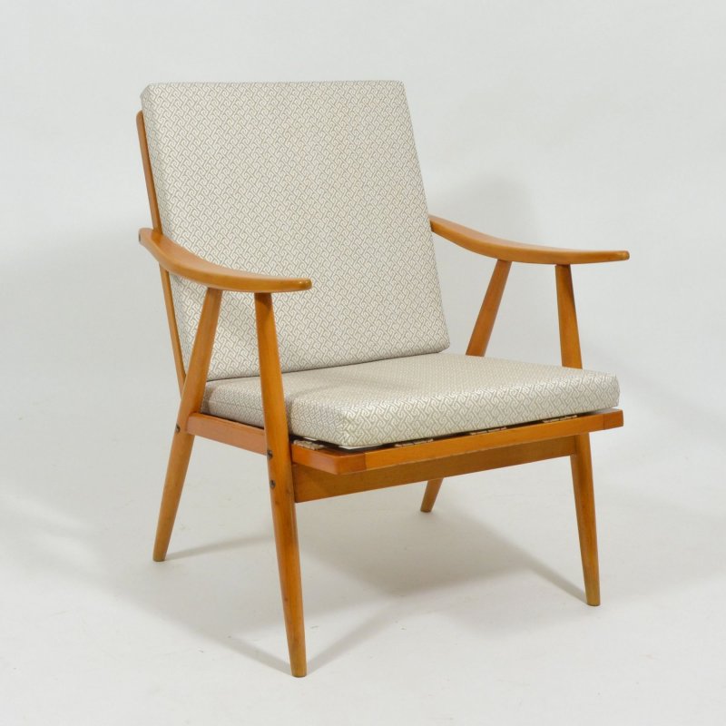  Armchair with removable cushion by Ton