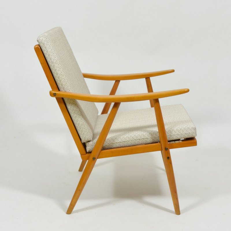  Armchair with removable cushion by Ton