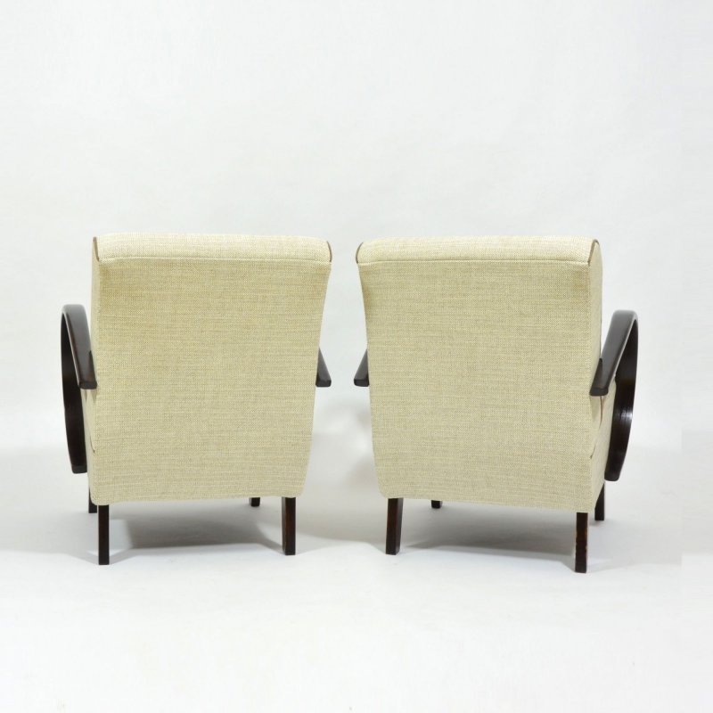 Restored Lounge Chairs By Jindrich Halabala 