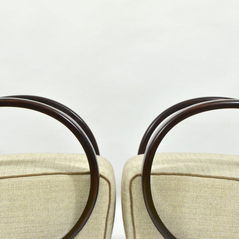 Restored Lounge Chairs By Jindrich Halabala 