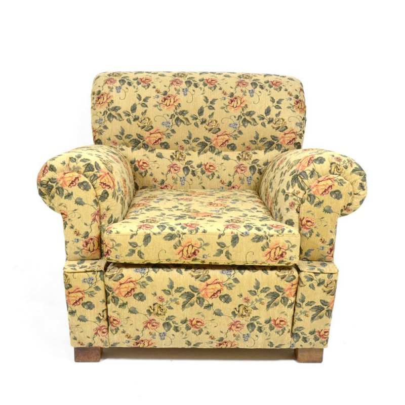 Big armchair with Floral Pattern