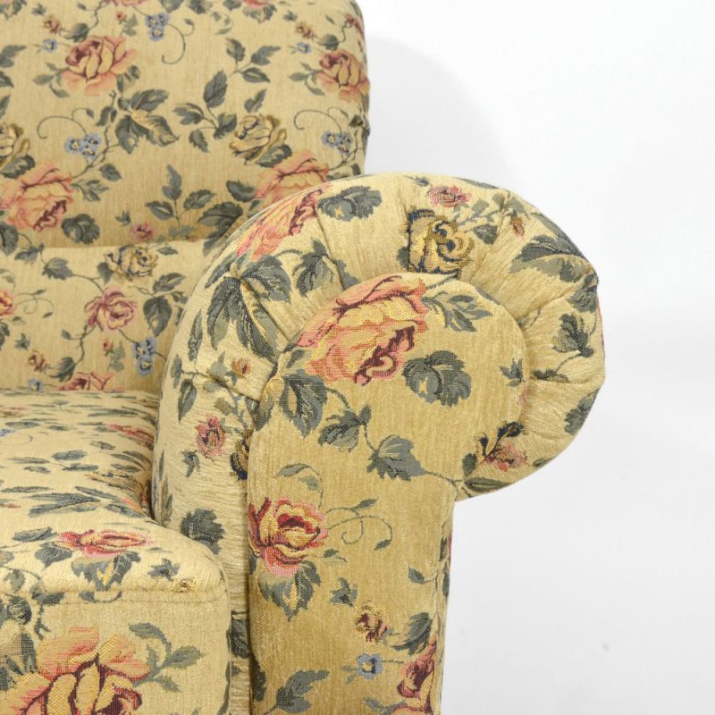 Big armchair with Floral Pattern